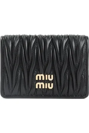 Miu Miu Matelassé leather wallet
