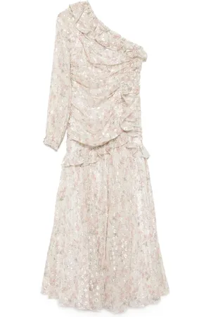 Needle & Thread Ophelia Ditsy One-Shoulder-Kleid