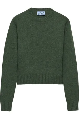 Prada Gerippter Re-Cashmere Pullover