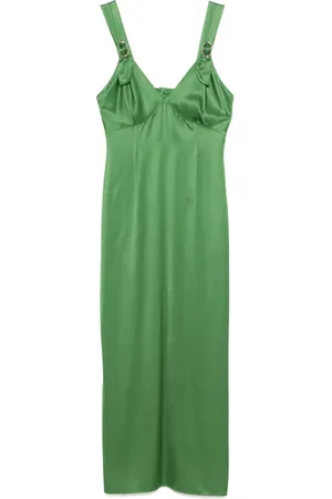 Sandro Midikleid aus Satin