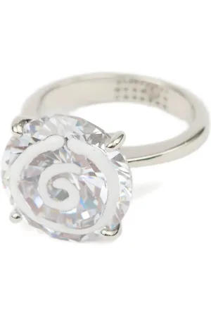 Maison Margiela Crystal-embellished ring