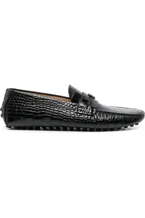 Roberto Cavalli Loafer mit Kroko-Effekt