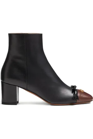 VALENTINO GARAVANI VALET DU ROI KIDSKIN LEATHER ANKLE BOOT 60MM