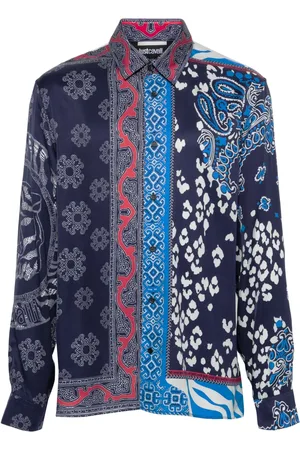 Roberto Cavalli Hemd mit Print-Mix