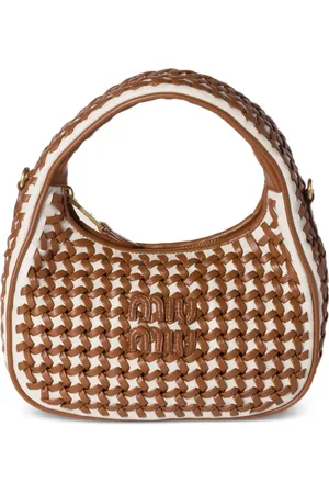 Miu Miu Gewebte Wander Schultertasche