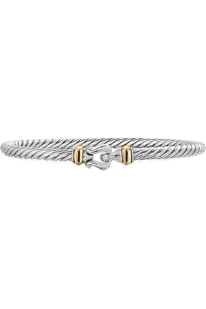 David Yurman Sterling silver Cable Flex bracelet