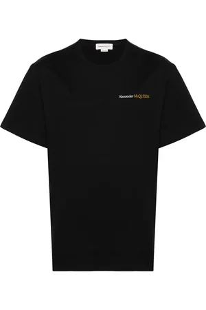 Alexander McQueen T-Shirt mit Logo-Stickerei