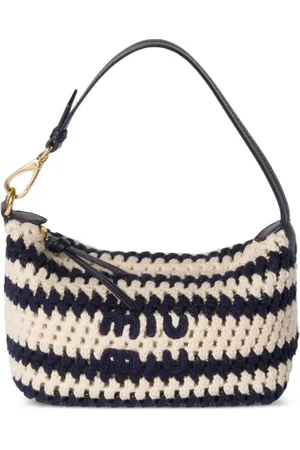 Miu Miu Gestreifte Schultertasche