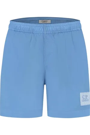 C.P. Company Badeshorts mit Logo-Patch