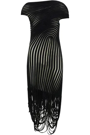 Salvatore Ferragamo Drapiertes Midikleid