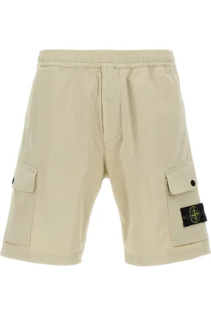 Stone Island Compass-badge cargo shorts