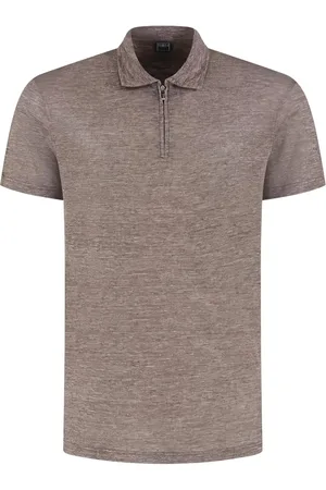 FEDELI Poloshirt mit kurzen Ärmeln