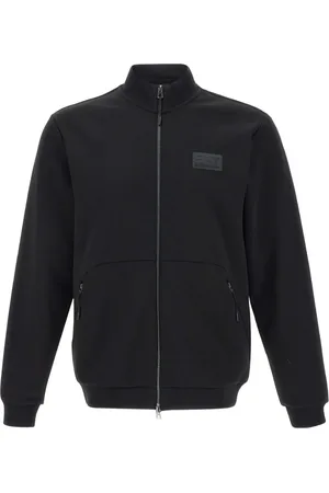 EA7 Stretch-cotton sweatshirt
