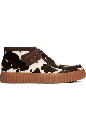 Clarks Torhill Hi "Brown/White" boots