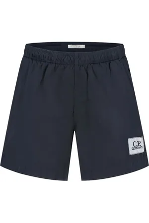 C.P. Company Badeshorts mit Logo-Patch