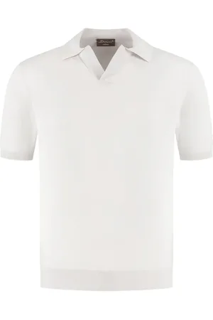 Doriani Cashmere Poloshirt mit kurzen Ärmeln