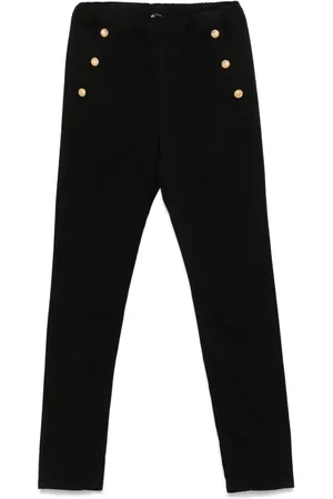 Balmain Hose mit Logo-Knöpfen