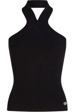 Karl Lagerfeld Geripptes Top