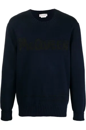 Alexander McQueen Pullover mit Intarsien-Logo