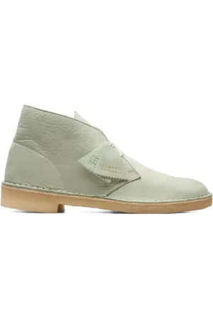 Clarks Suede "Pale Green" desert boots
