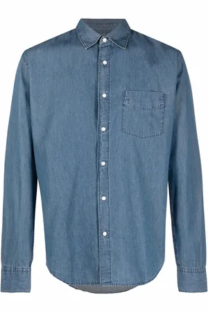 Aspesi Jeanshemd mit Brusttasche