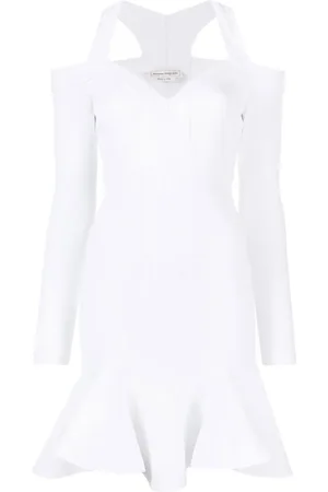 Alexander McQueen Minikleid mit V-Ausschnitt