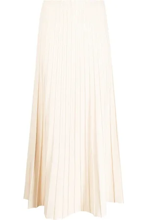 By Malene Birger High-Waist-Midirock mit Falten