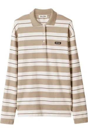 Miu Miu Gestreiftes Poloshirt