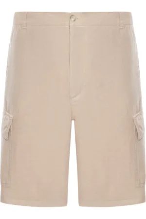 120% Lino Cargo-Bermudas aus Leinen