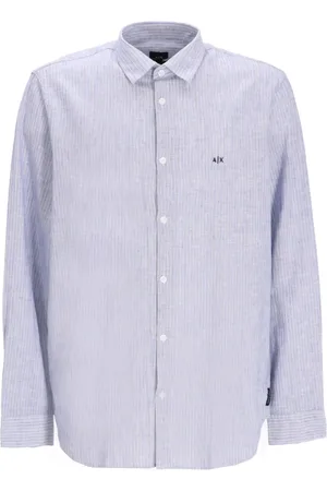 Armani Exchange Hemd mit Logo-Stickerei