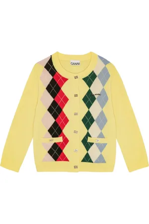 Ganni Argyle-pattern cardigan