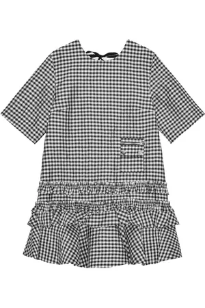 Ganni Kleid mit Vichy-Karo