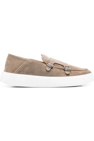 Neil Barrett Sneakers aus Wildleder mit Doppelschnalle