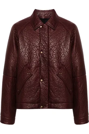 SALVATORE SANTORO Klassische Lederjacke