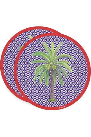 LISA CORTI Set aus zwei Masonite Hima Palm Tischsets