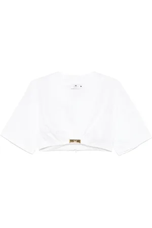 Elisabetta Franchi Bluse mit Logo-Detail