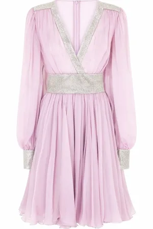 Dolce & Gabbana Minikleid mit V-Ausschnitt