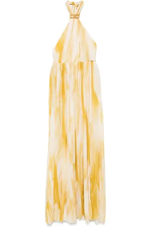 Elisabetta Franchi Maxikleid mit abstraktem Print