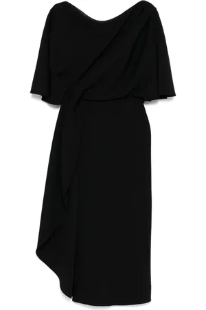 Amsale Drapiertes Kleid aus Krepp