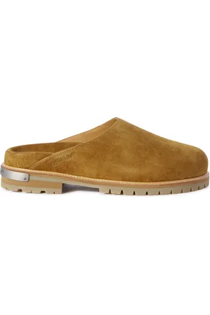 OFF-WHITE Wildleder-Clogs mit Logo