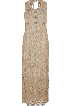Paco rabanne Crochet midi dress