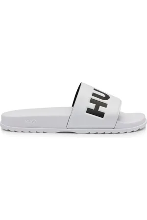 HUGO BOSS Pantoletten mit Logo-Prägung