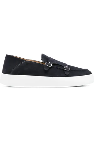 Neil Barrett Sneakers aus Wildleder mit Doppelschnalle