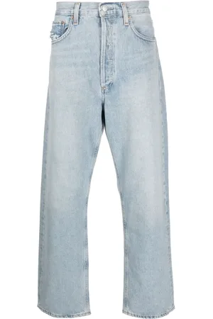 AGOLDE Halbhohe Straight-Leg-Jeans