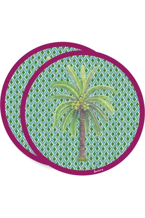 LISA CORTI Set aus zwei Masonite Hima Palm Tischsets