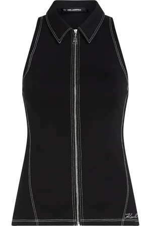 Karl Lagerfeld Top mit Kontrastnähten