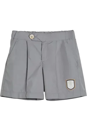Brunello Cucinelli Shorts mit Logo-Patch