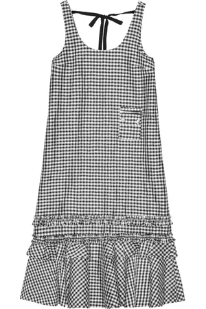 Ganni Kleid mit Vichy-Karo