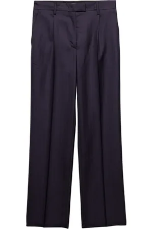 Prada Wollhose mit Nadelstreifen
