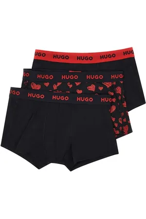 HUGO BOSS Set aus drei Slips mit Logo-Bund